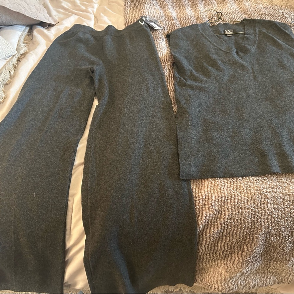 Worthington Gray Wide Leg Pants